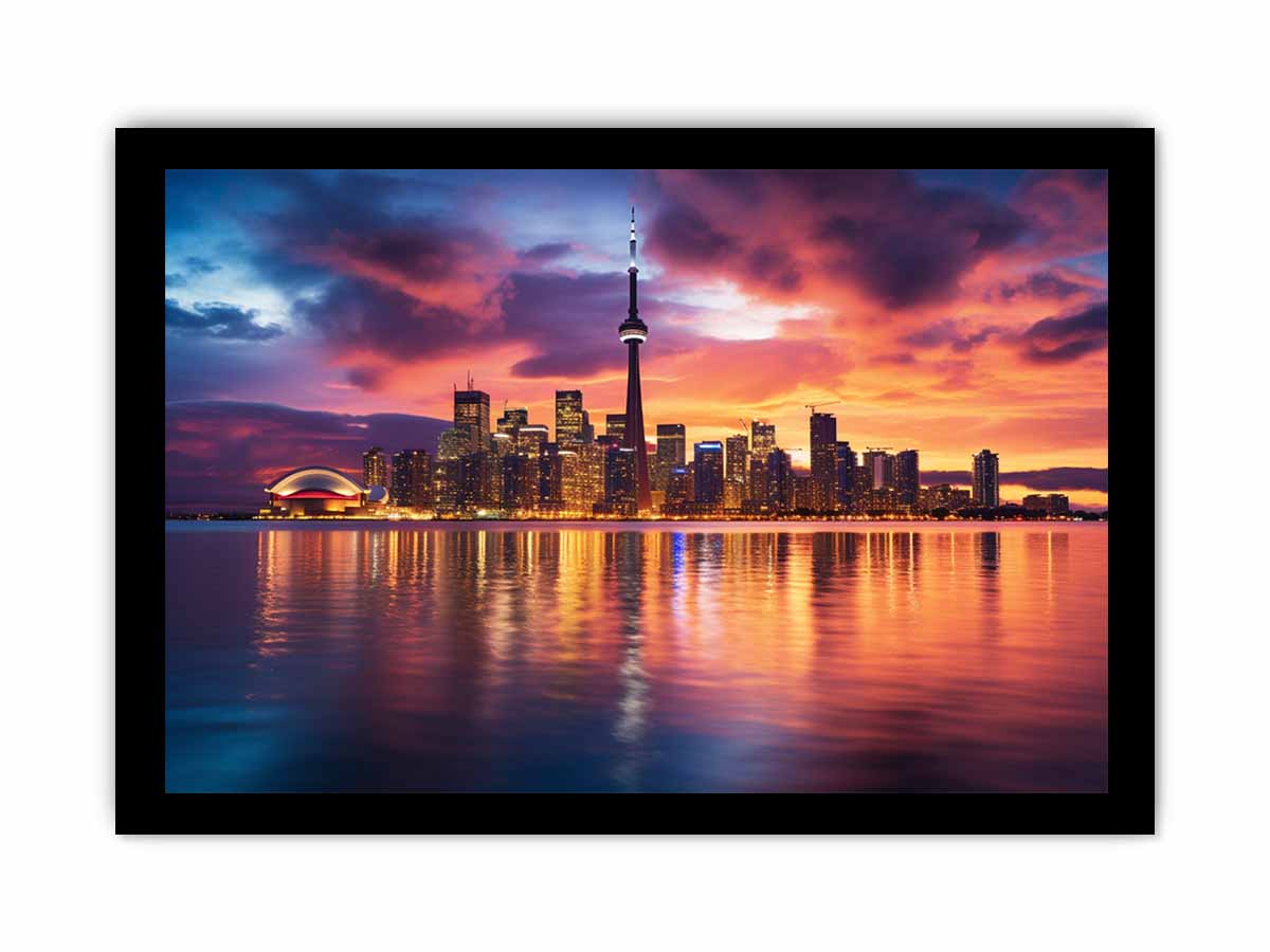 Toronto Art Canvas Art  Print Painting-7