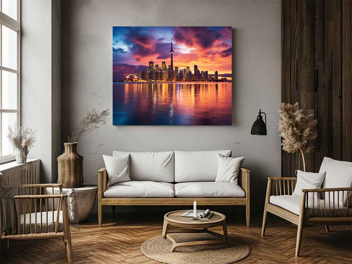 Toronto Art Canvas Art  Print Painting-1