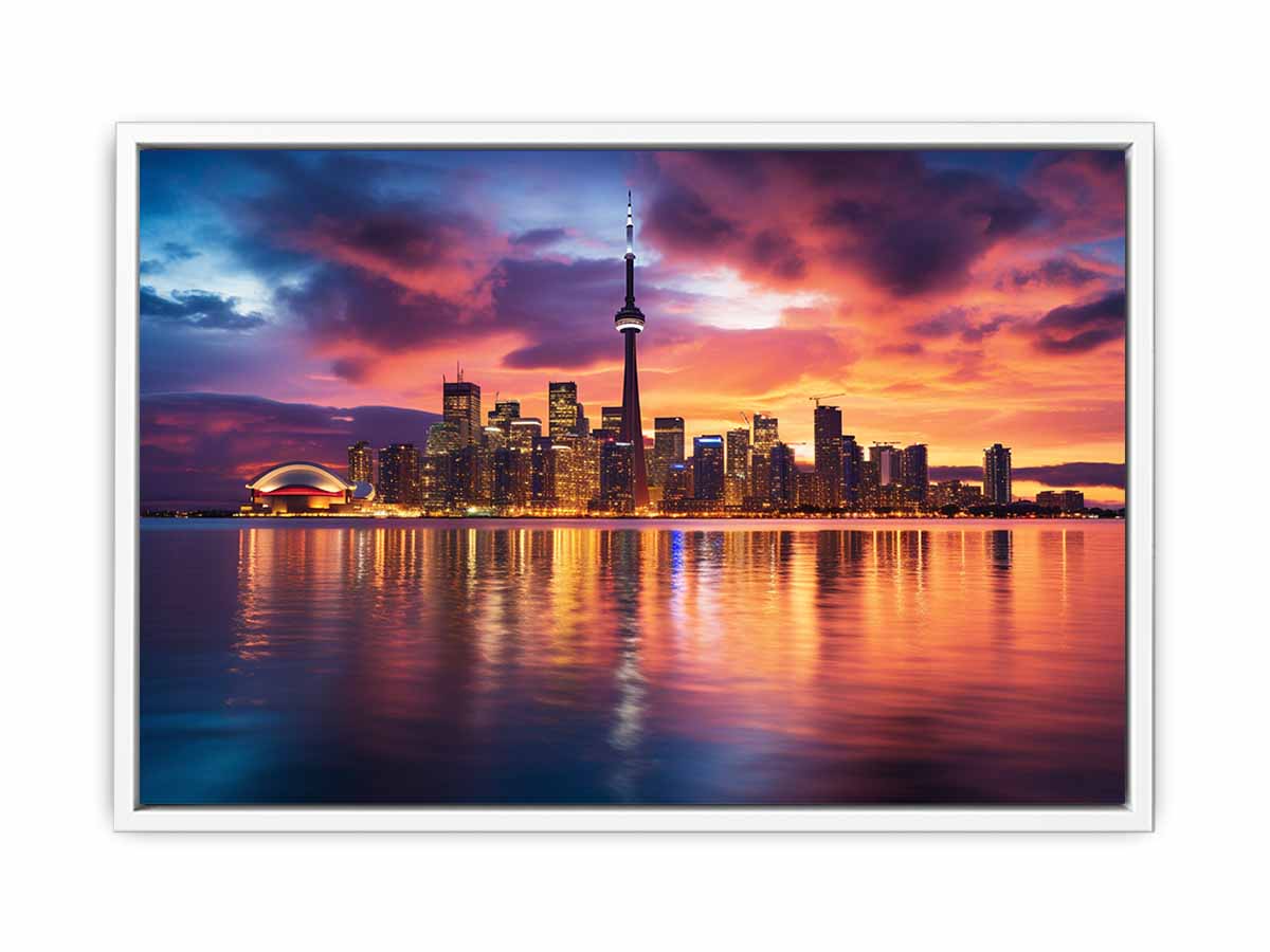 Toronto Art Canvas Art  Print Painting-5