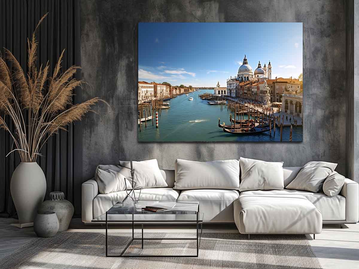Venice Artwork Canvas Painting Print-2