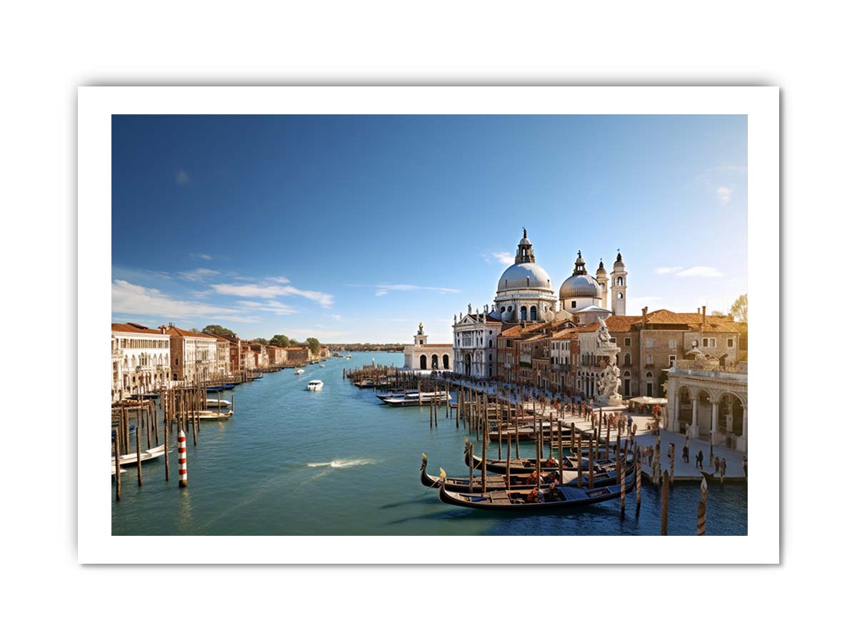 Venice Artwork Canvas Painting Print-8