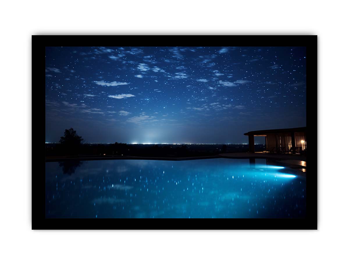 Dream House Galxy stars Artwork Canvas Art Print-7