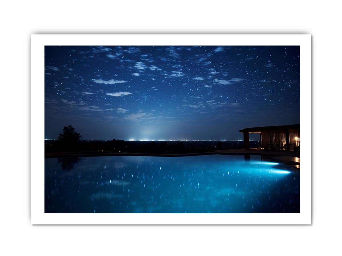 Dream House Galxy stars Artwork Canvas Art Print-8