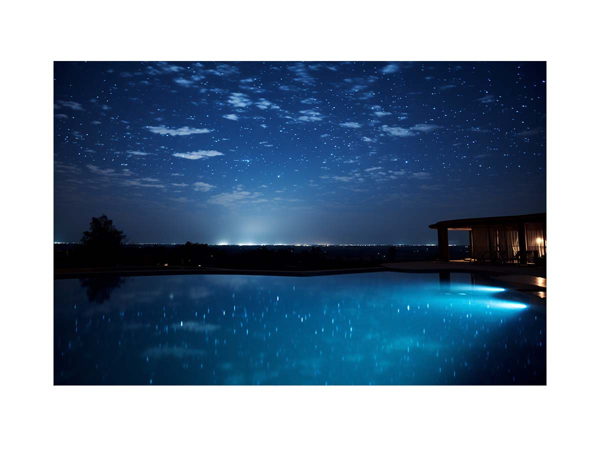 Dream House Galxy stars Artwork Canvas Art Print-0