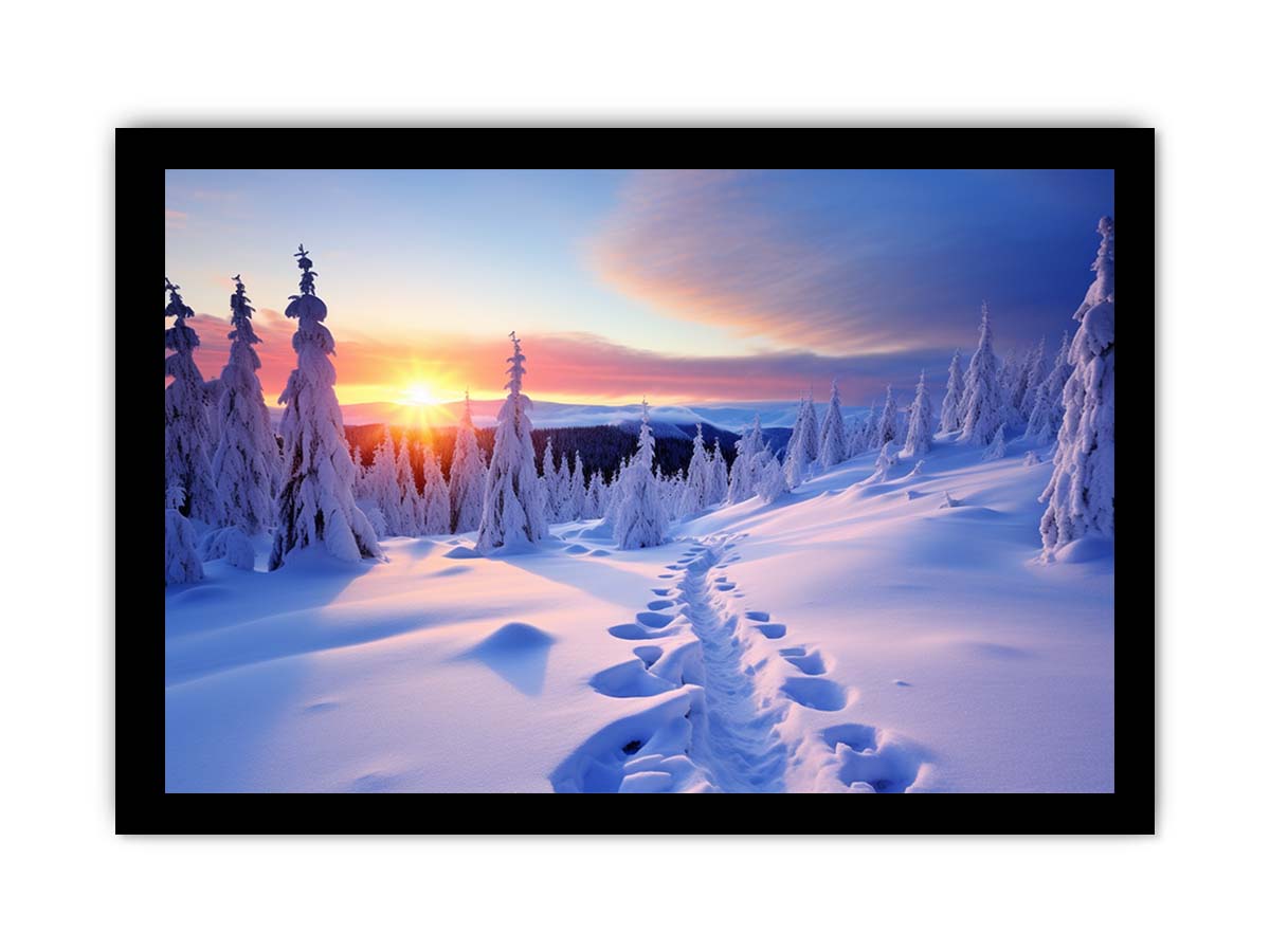 Sunrise in Switzerland Canvas Art Print-7