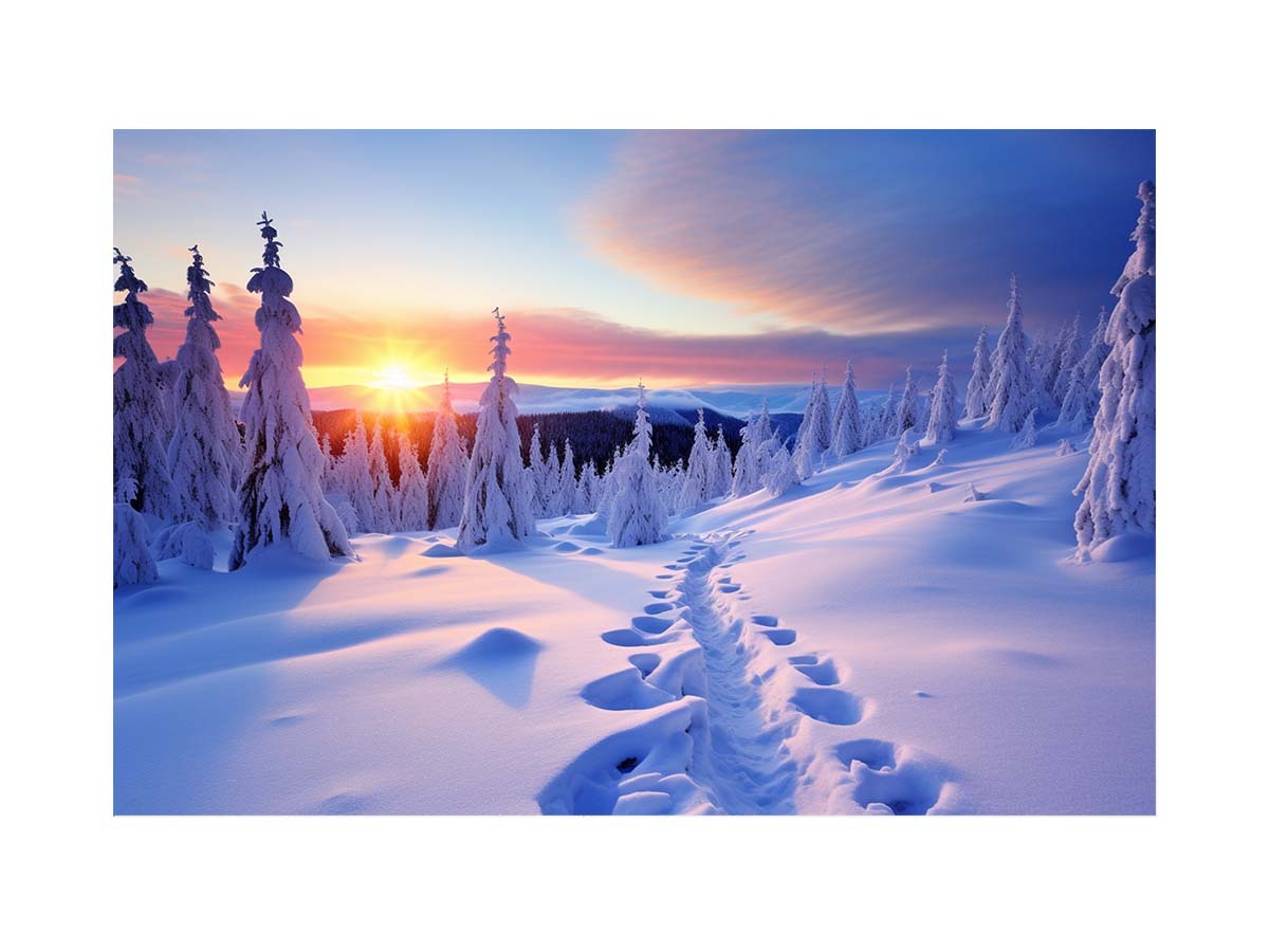 Sunrise in Switzerland Canvas Art Print-0