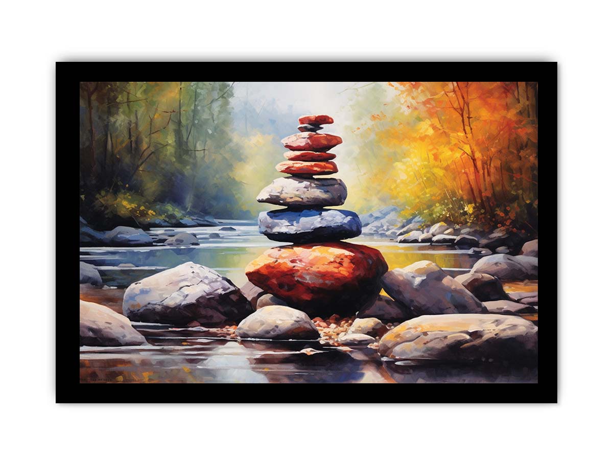 Stacking Stones Canvas Art Print-7