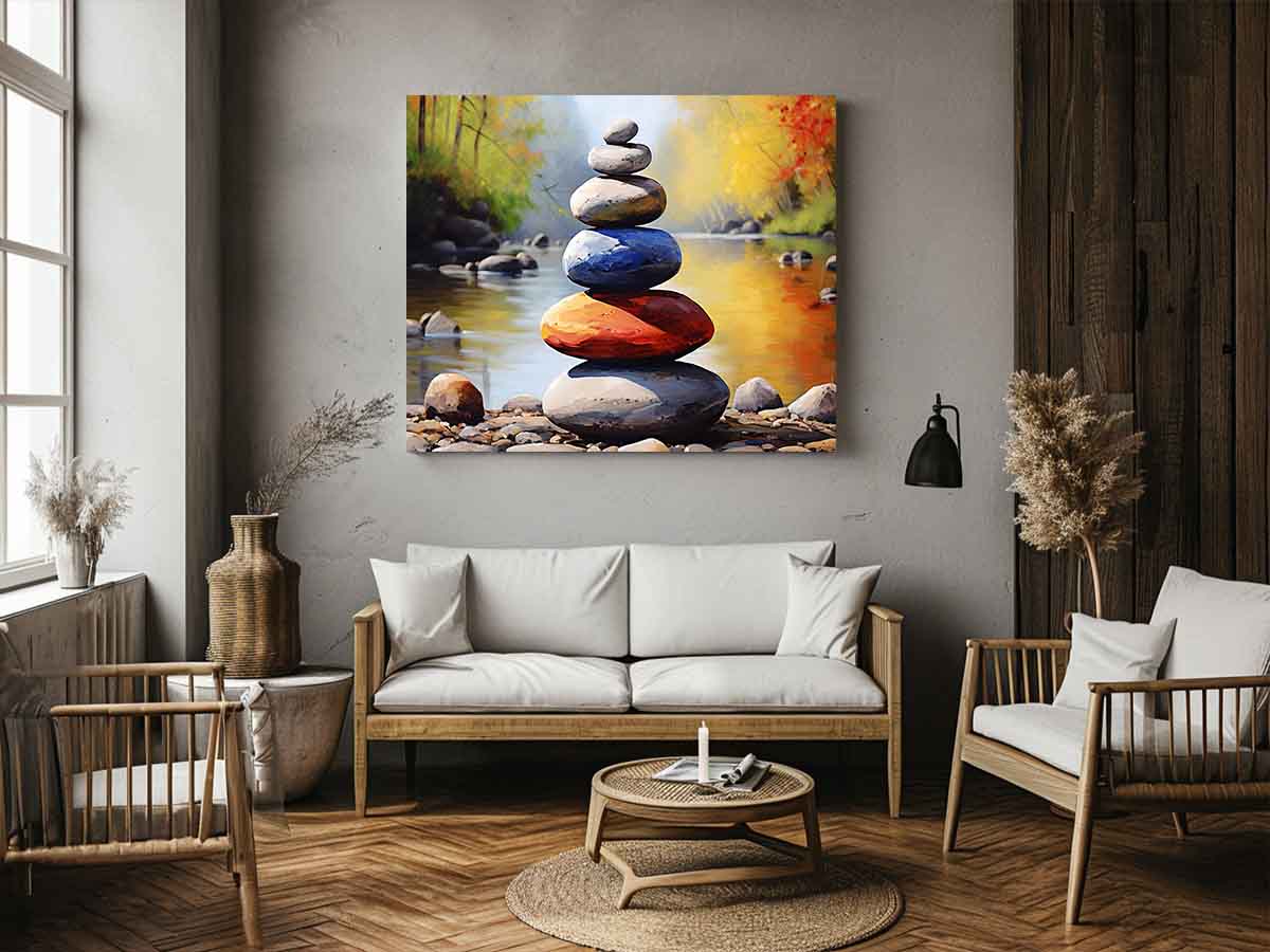 Stacking Stones Canvas Art Print-2