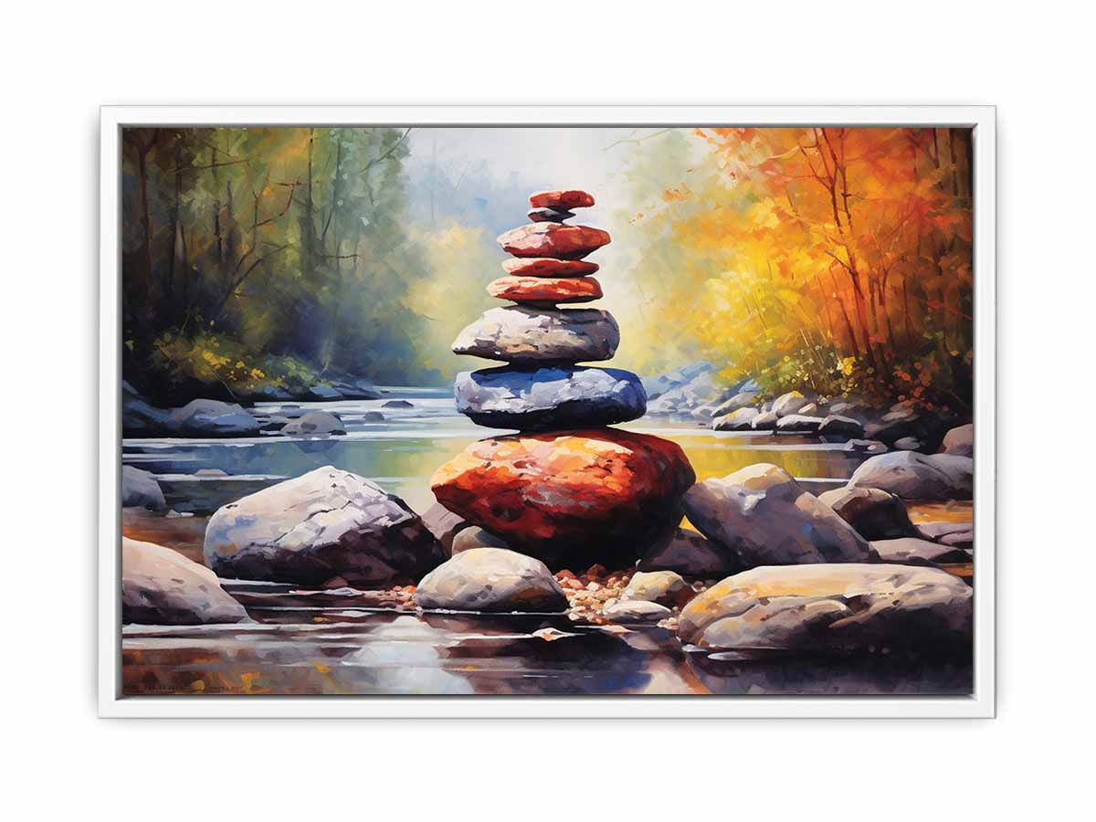 Stacking Stones Canvas Art Print-5