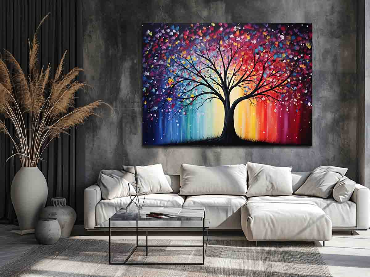 Sparkling Tree  Canvas Art  Print Painting-1