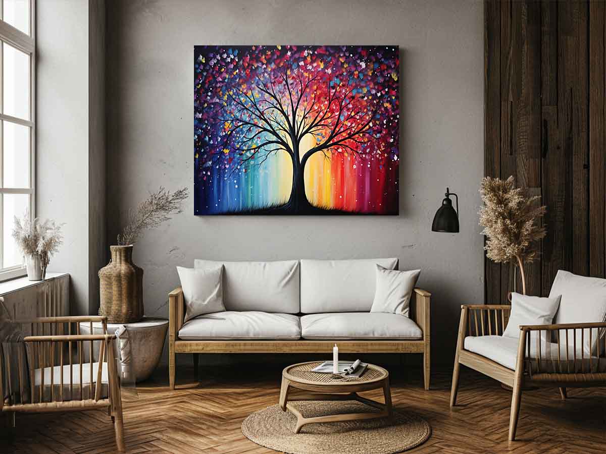 Sparkling Tree  Canvas Art  Print Painting-2