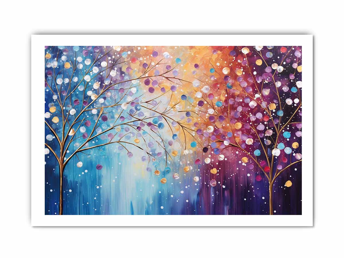 Sparkle Tree Art Canvas Art Print-8