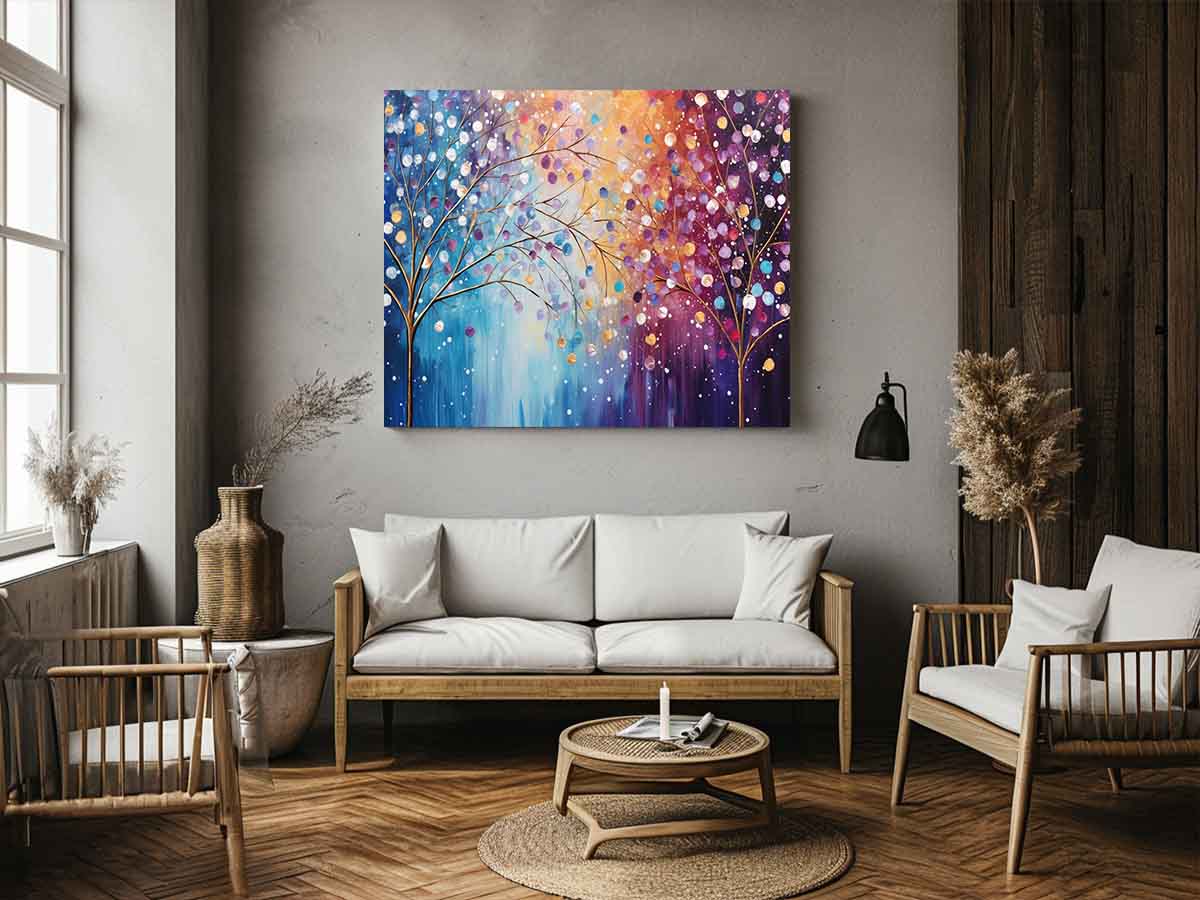 Sparkle Tree Art Canvas Art Print-2