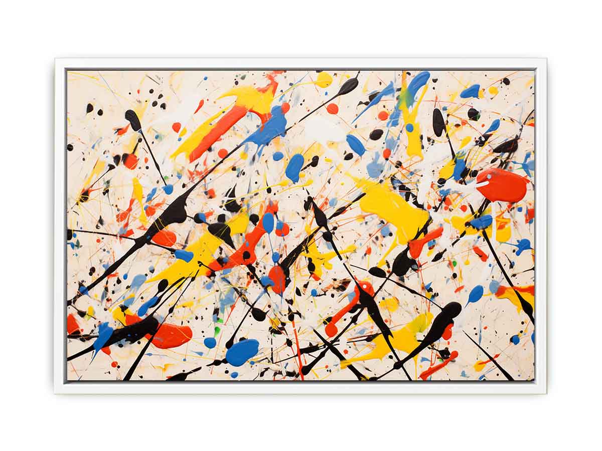 Jackson Pollock Inspired Drop painting  Canvas Art Print-5