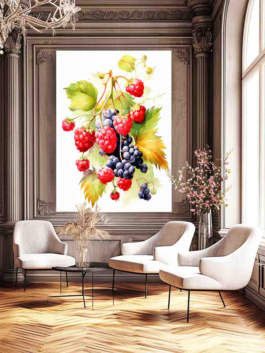 Berries  Canvas painitng  Print-1
