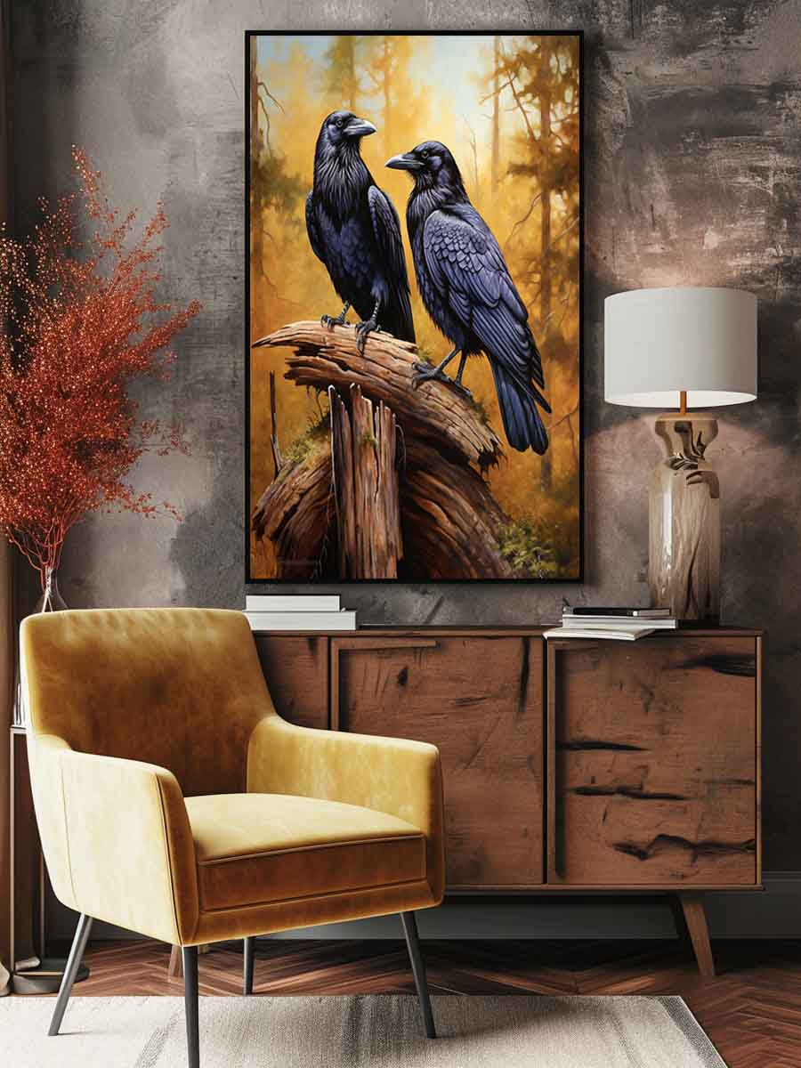 Ravens  Canvas Painitng Print-1