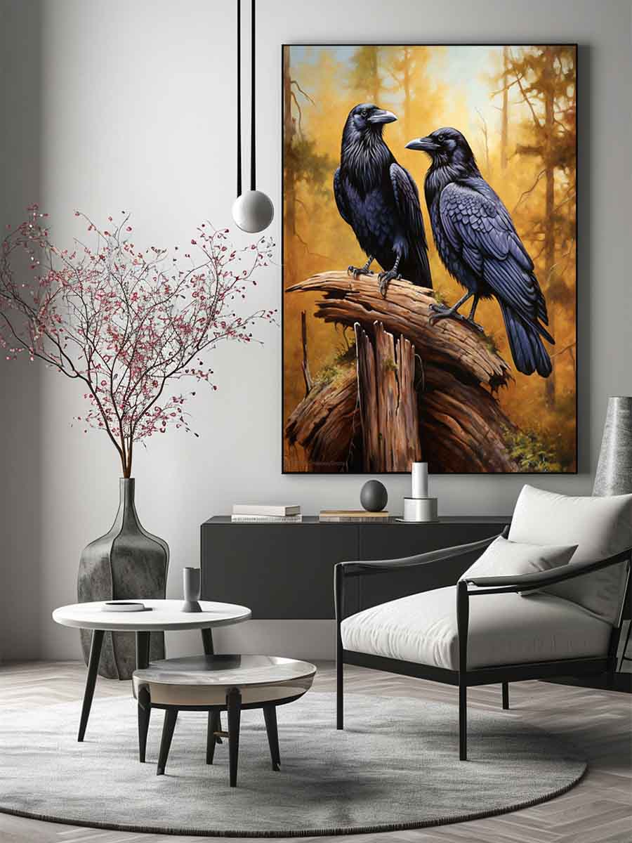 Ravens  Canvas Painitng Print-2