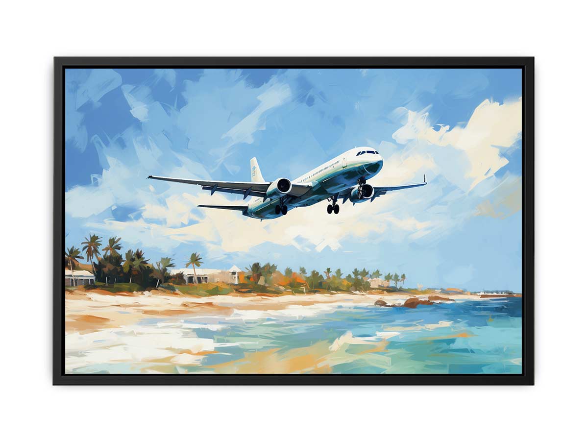 Airplane Art  Canvas Painting Print-4