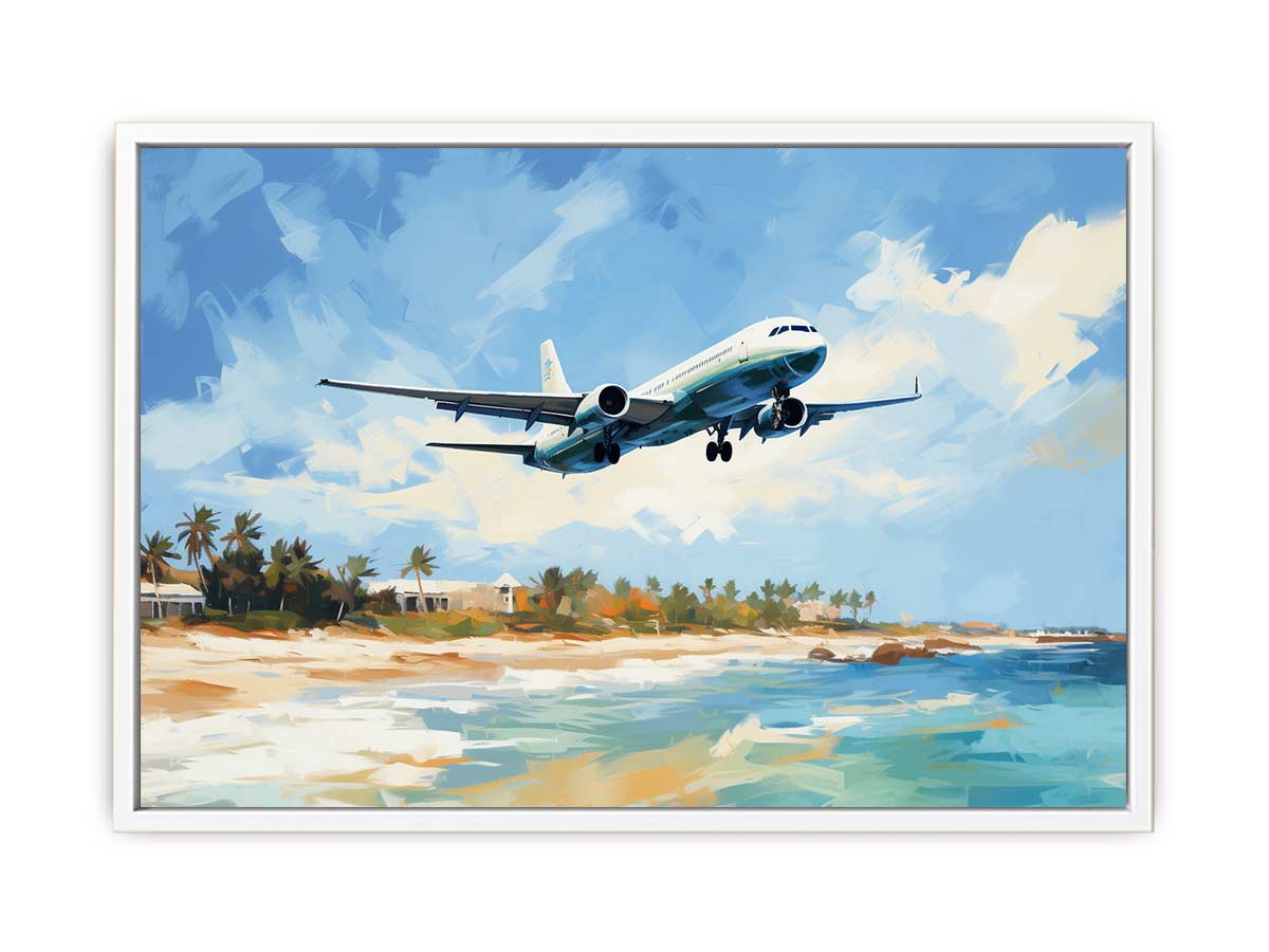 Airplane Art  Canvas Painting Print-5
