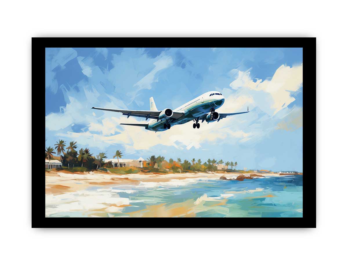 Airplane Art  Canvas Painting Print-7