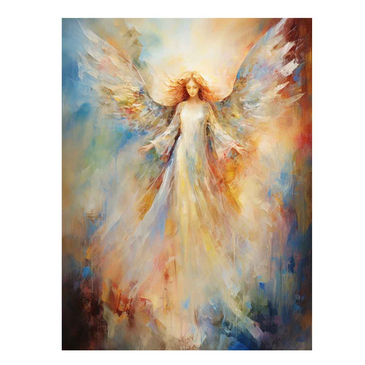 Abstract Angel Art Painting-0