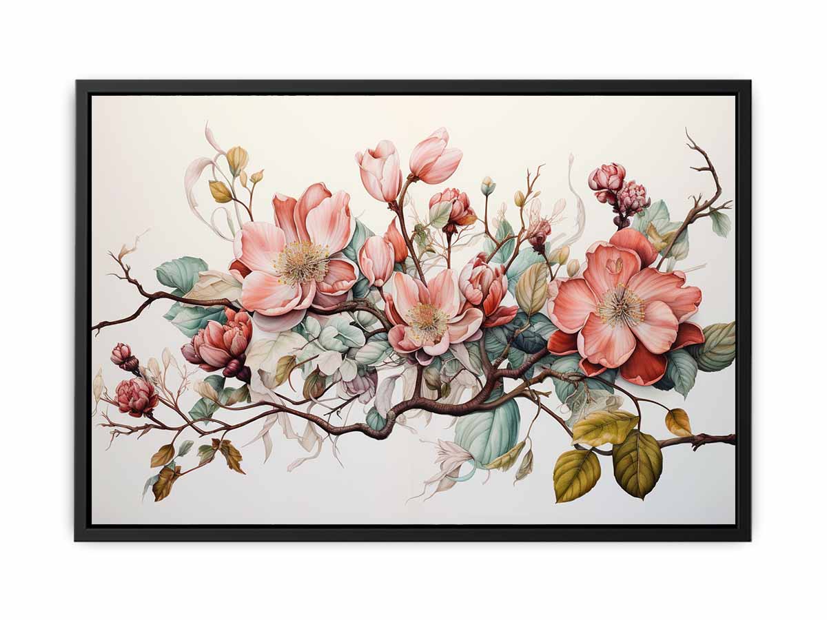 Flower Art Canvas Art Print-4