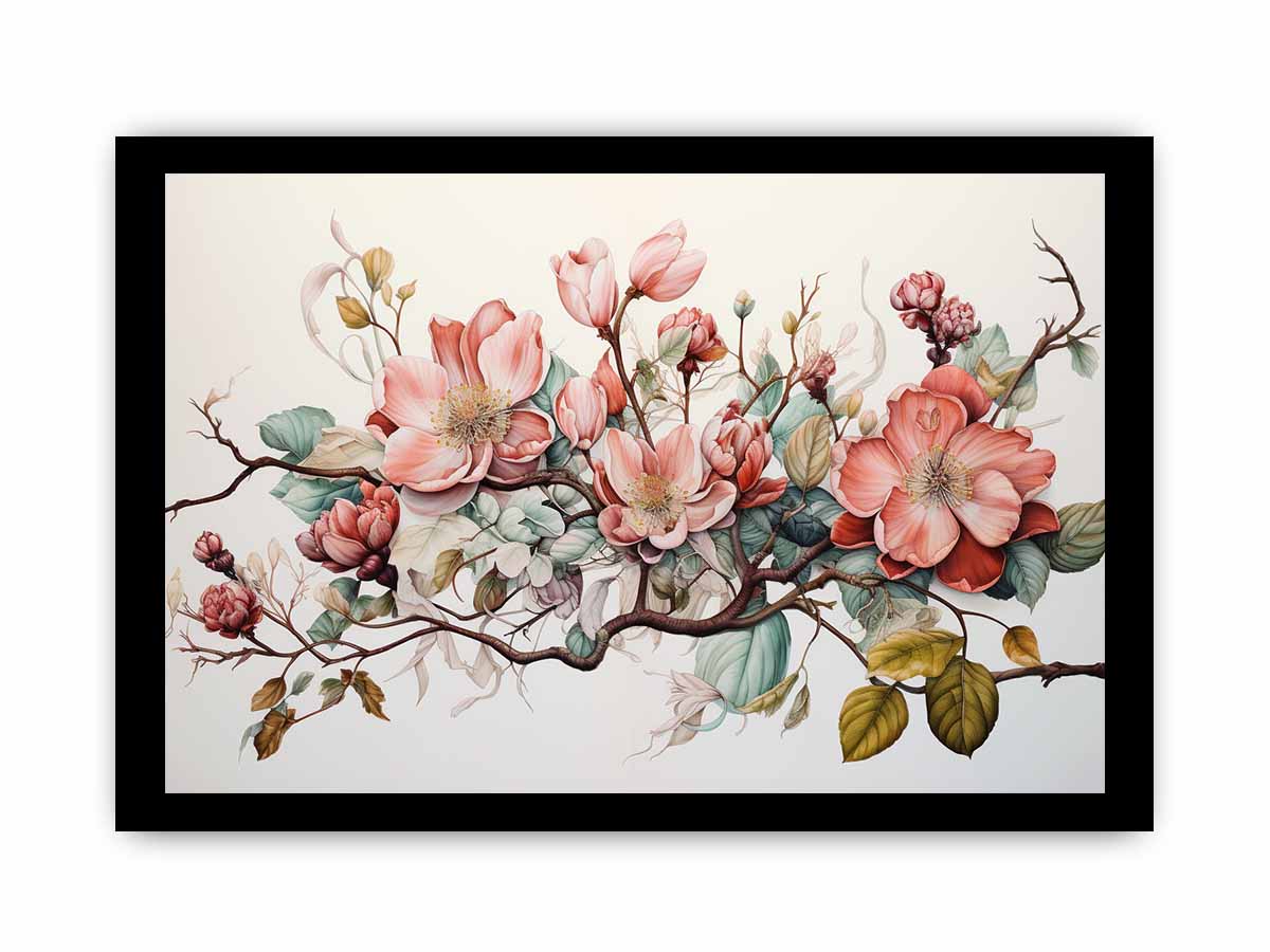 Flower Art Canvas Art Print-7