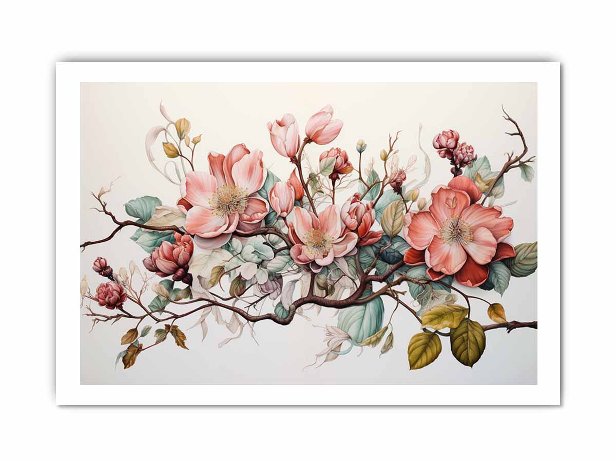 Flower Art Canvas Art Print-8