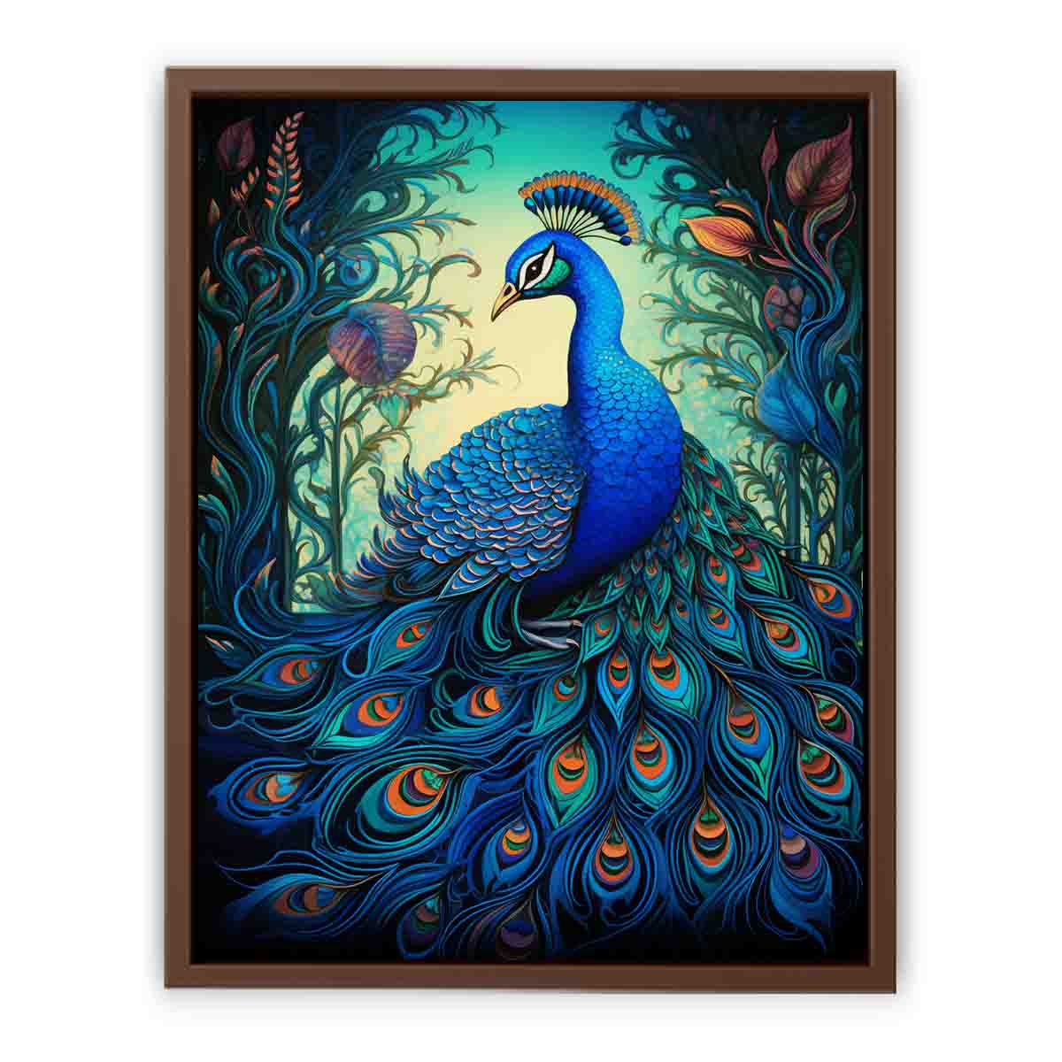 Beautiful Peacock  Canvas Art Print-6