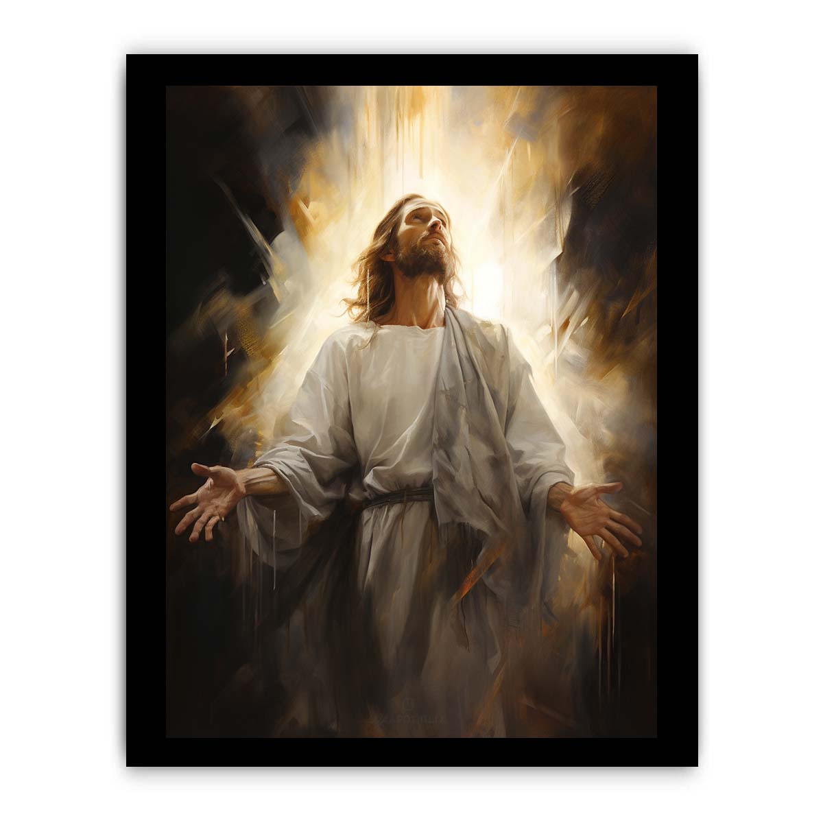 Jesus  Painting Canvas Art Print-7