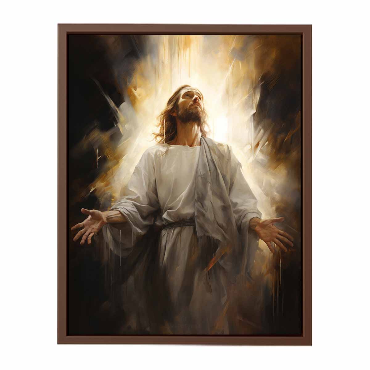 Jesus  Painting Canvas Art Print-6