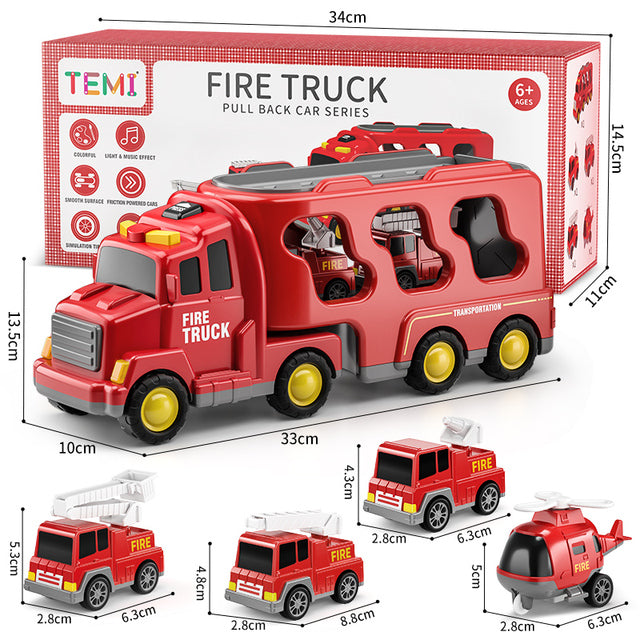 TEMI Diecast Carrier Truck-3