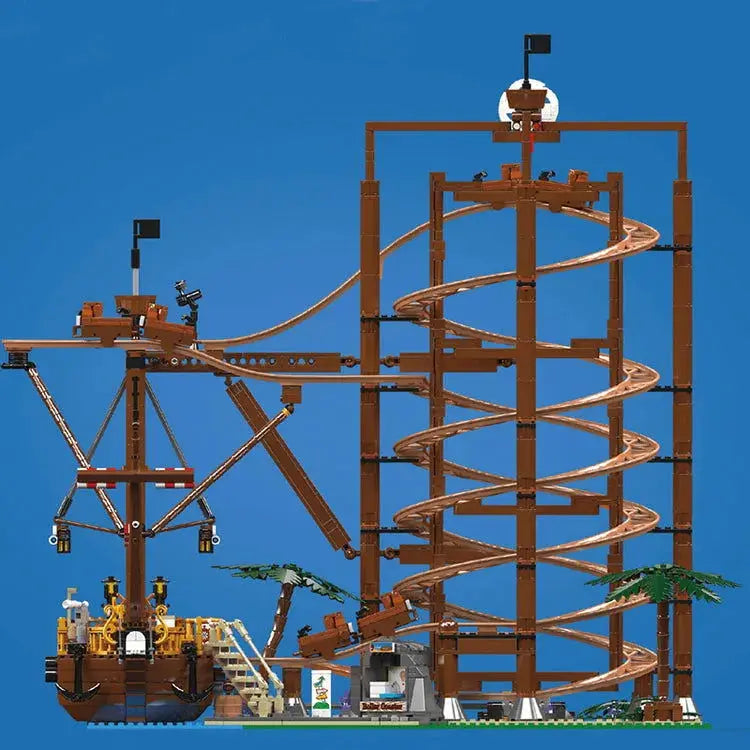 THE PIRATE ROLLER COASTER 2173pcs-2