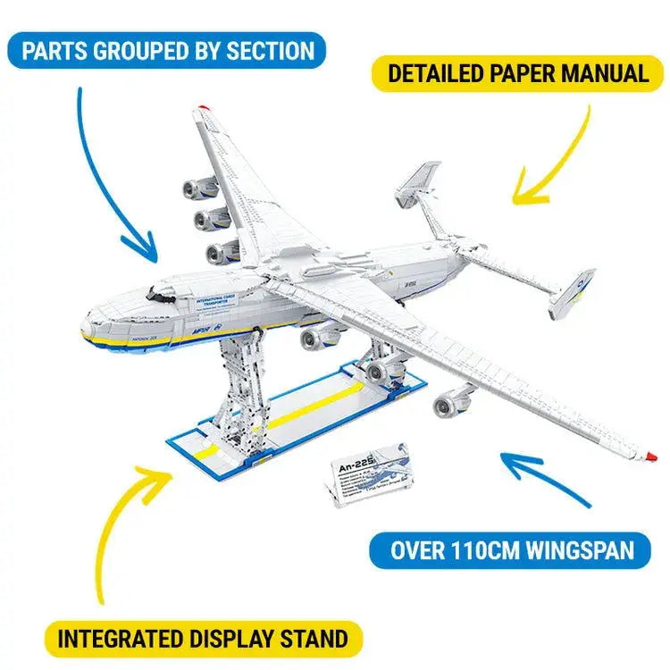 THE ULTIMATE ANTONOV 225 WITH STAND 5349PCS-4