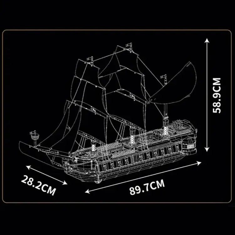 THE ULTIMATE SAILING SHIP 3579PCS-4