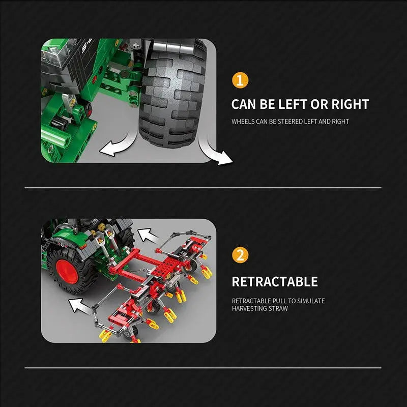 Tech Group Set - Construction Tractor RC Model Building Block Toys-3