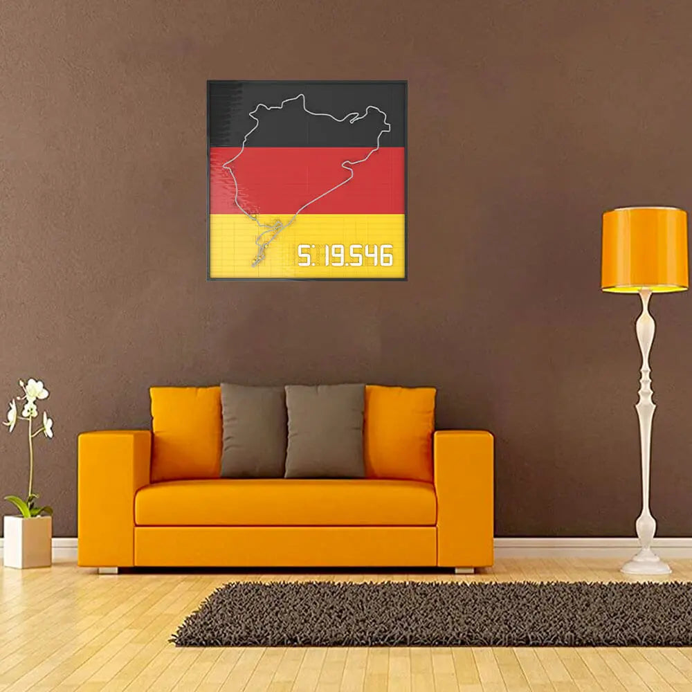 The Green Hell Track Map 1253pcs-1