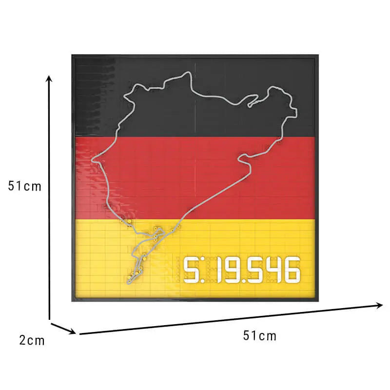 The Green Hell Track Map 1253pcs-2