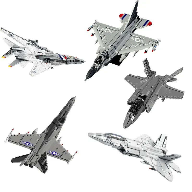 The Mega Fighter Jet Bundle 7846pcs-0