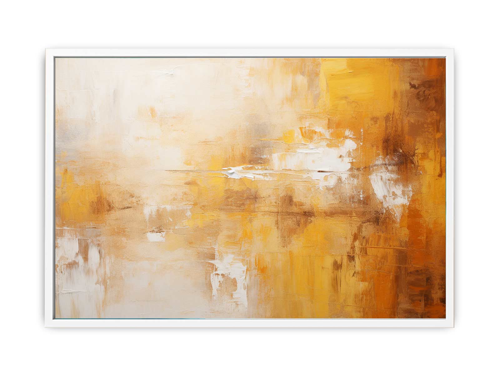 Abstract Brown Painting Canvas Art Print-5