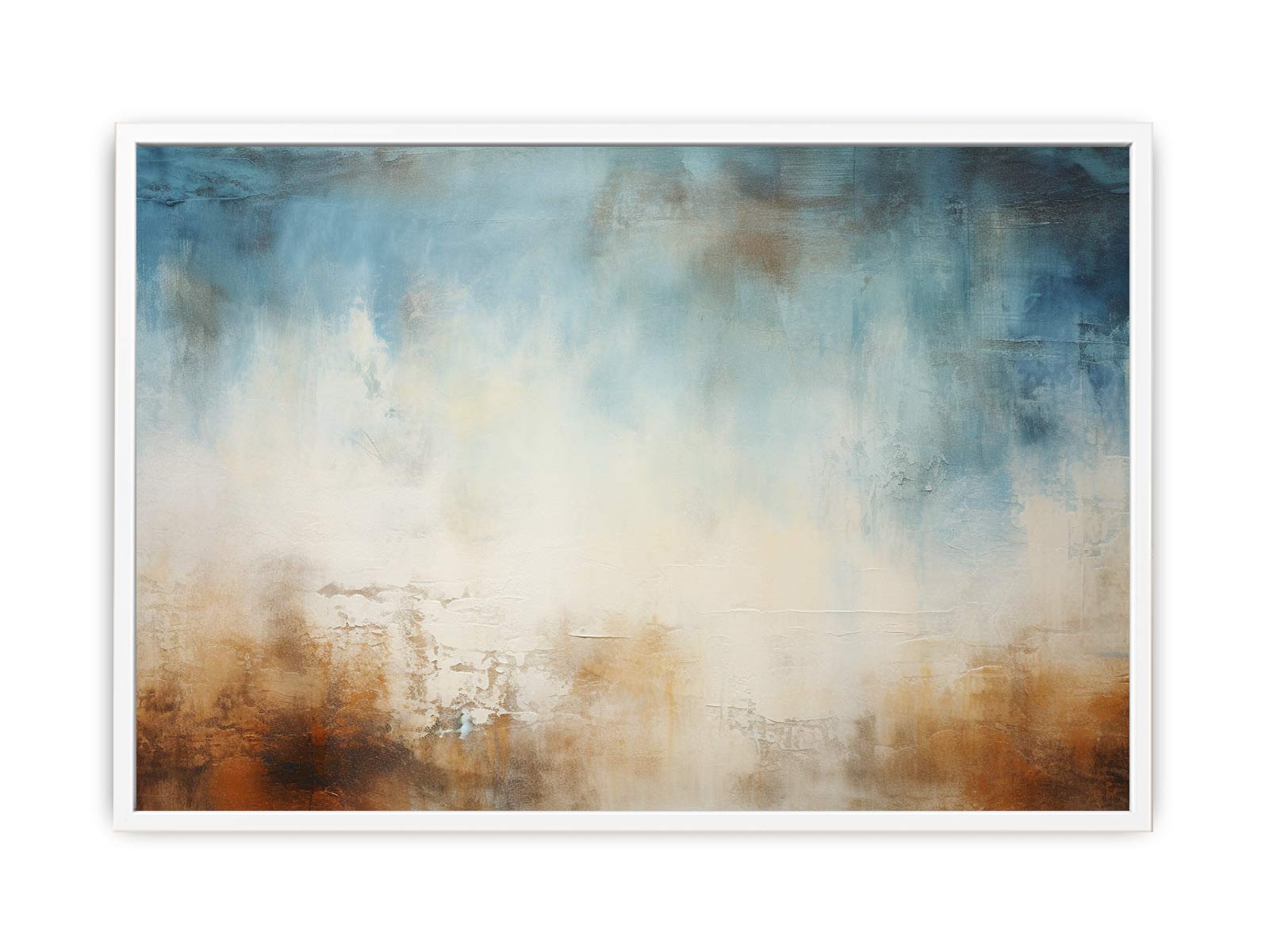 Blue Brown Art  Canvas Art Painting-5