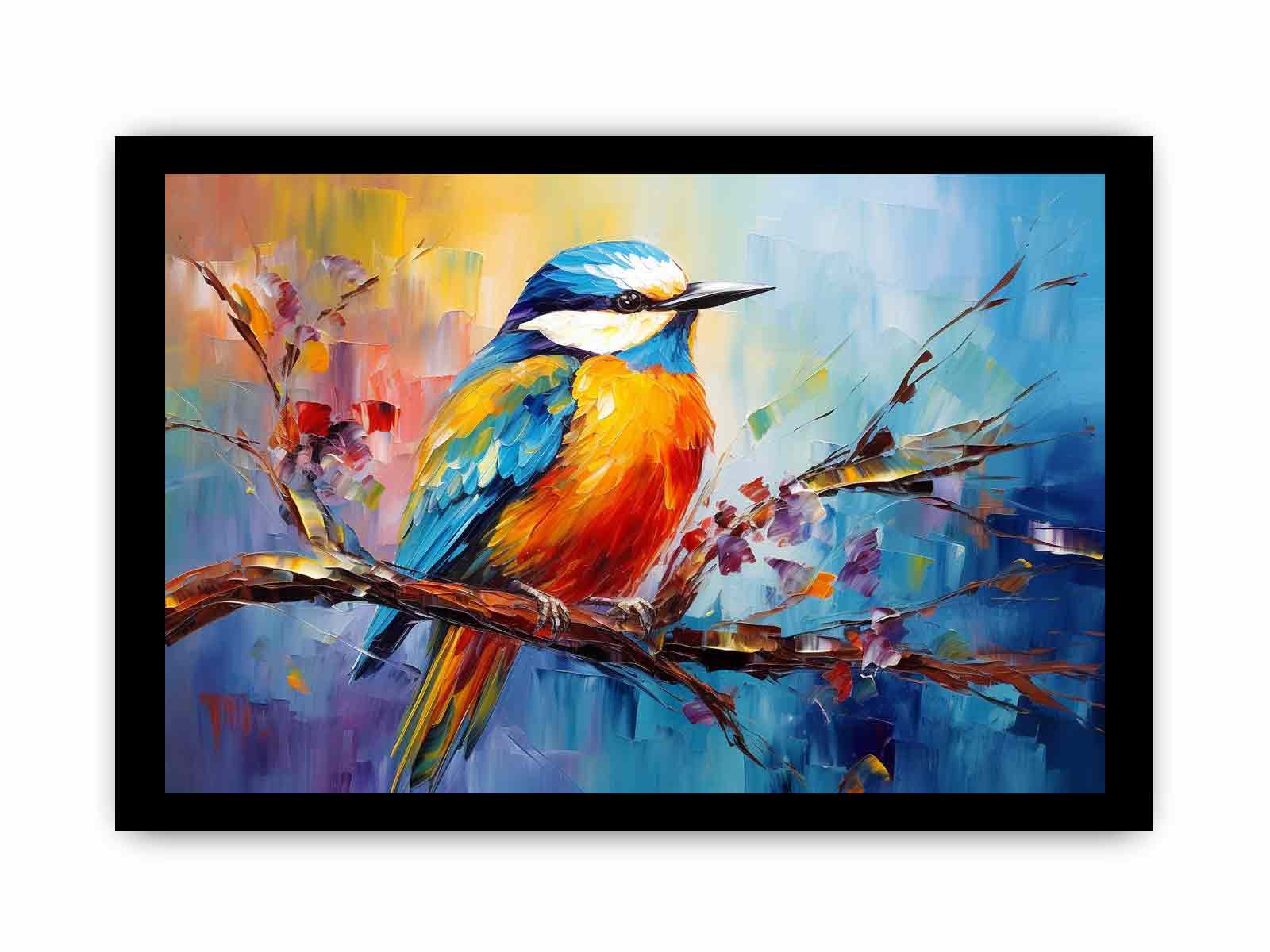 Modern Bird Art Canvas Art Print-7