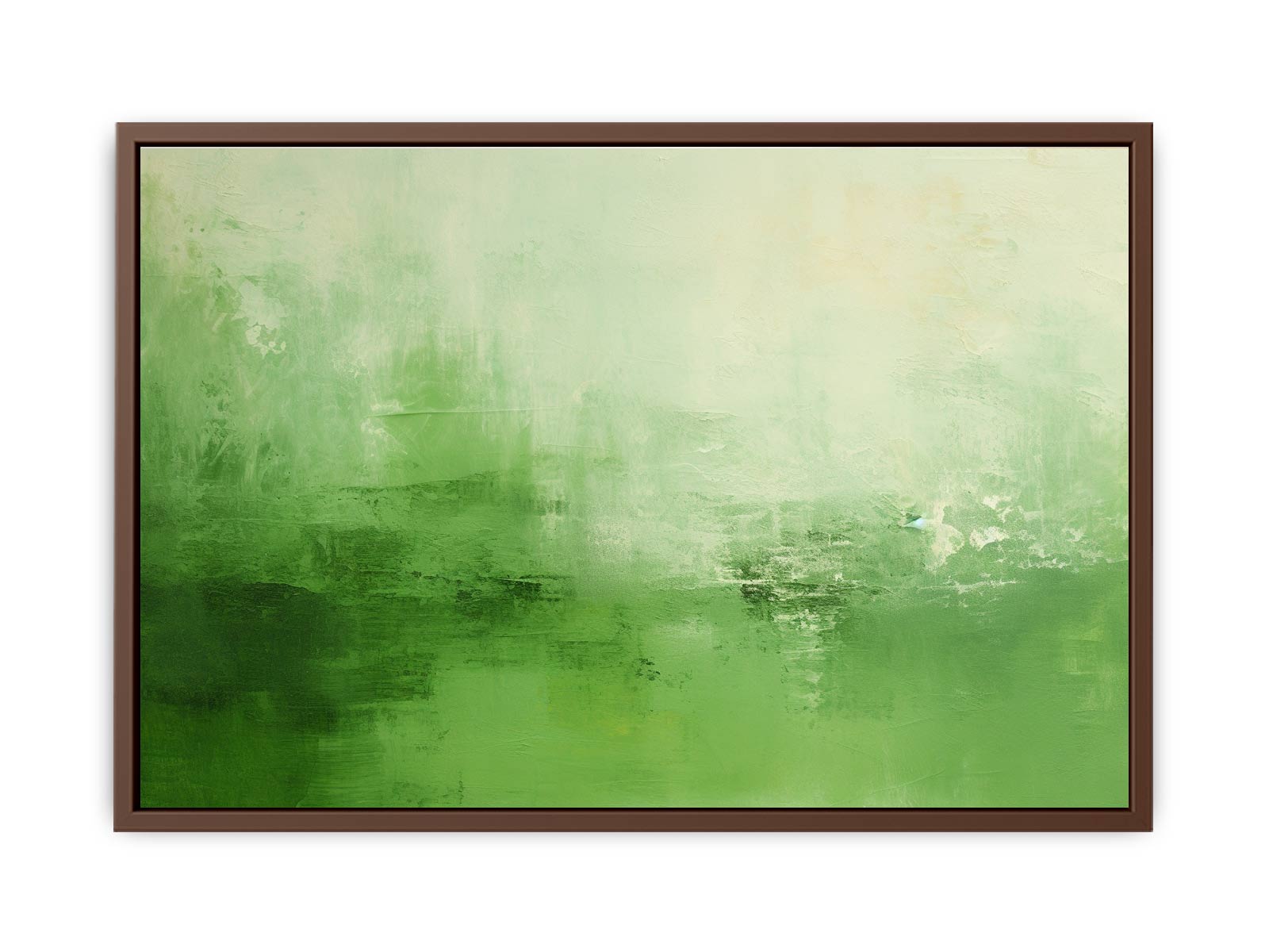 Green Abstract Painting Canvas Art Print-6