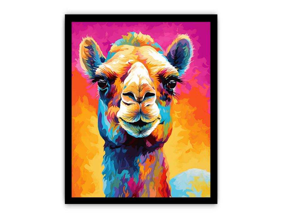 Camel Modern Art Canvas Art Print-7