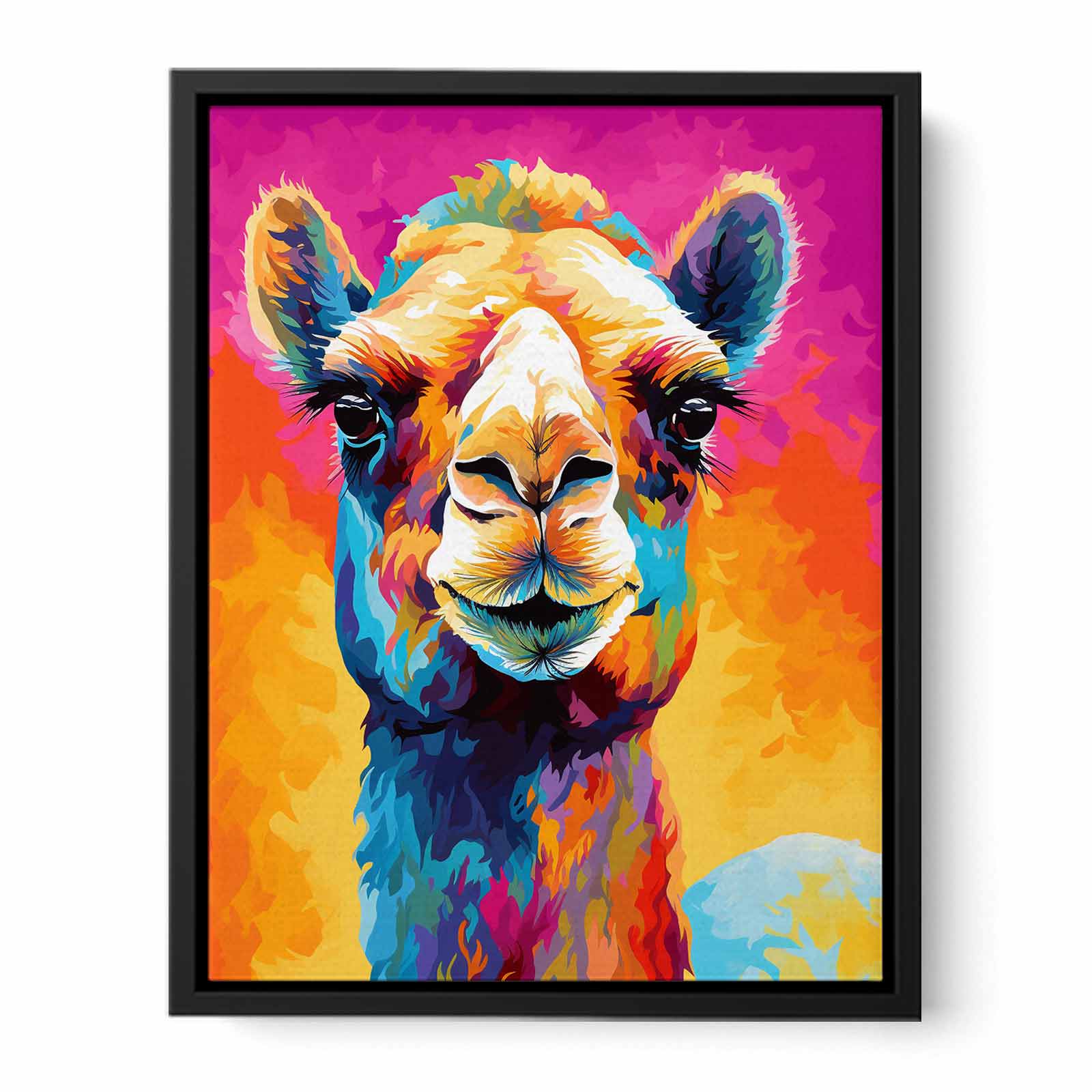 Camel Modern Art Canvas Art Print-4