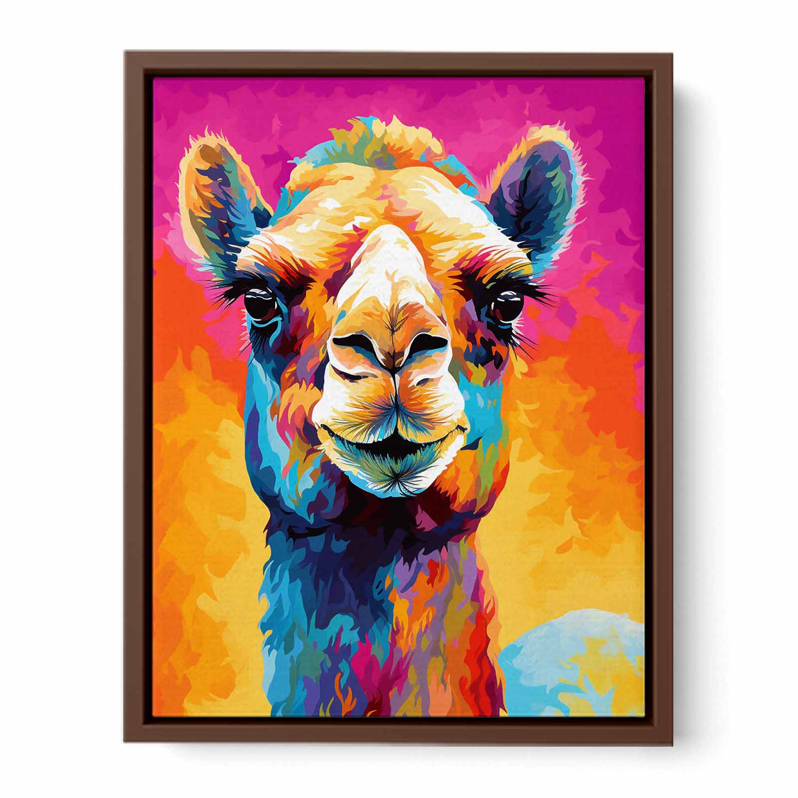 Camel Modern Art Canvas Art Print-6