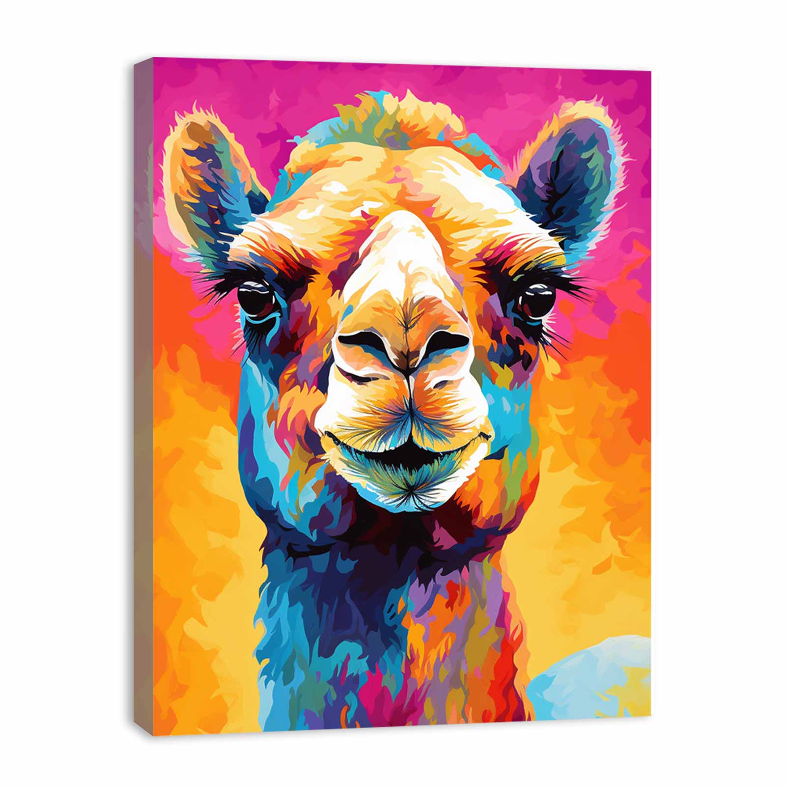 Camel Modern Art Canvas Art Print-3