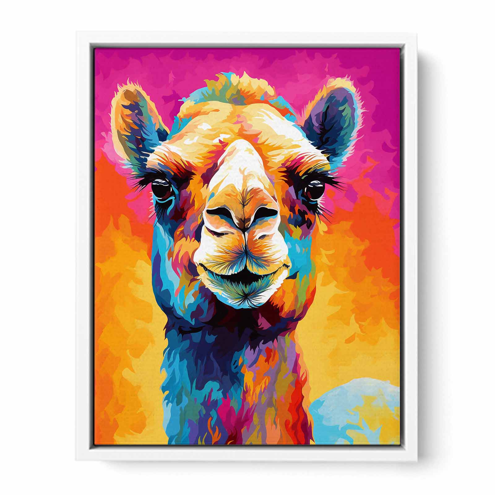 Camel Modern Art Canvas Art Print-5