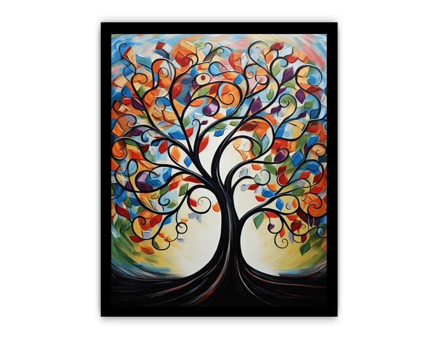 Tree Modern Canvas Art Print-7