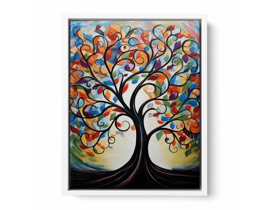 Tree Modern Canvas Art Print-5